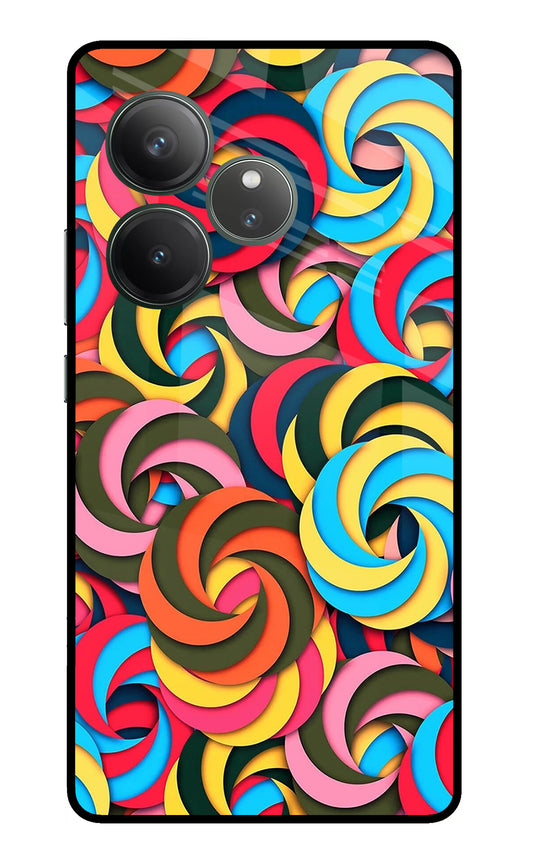 Spiral Pattern Realme GT 6 Glass Case