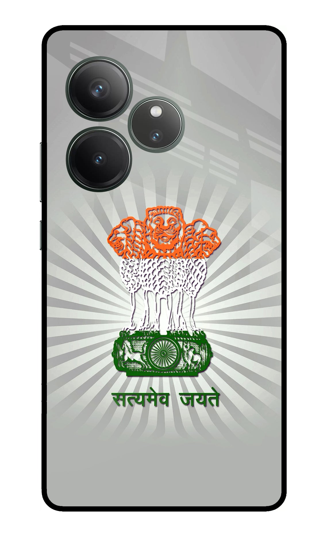 Satyamev Jayate Art Realme GT 6 Glass Case