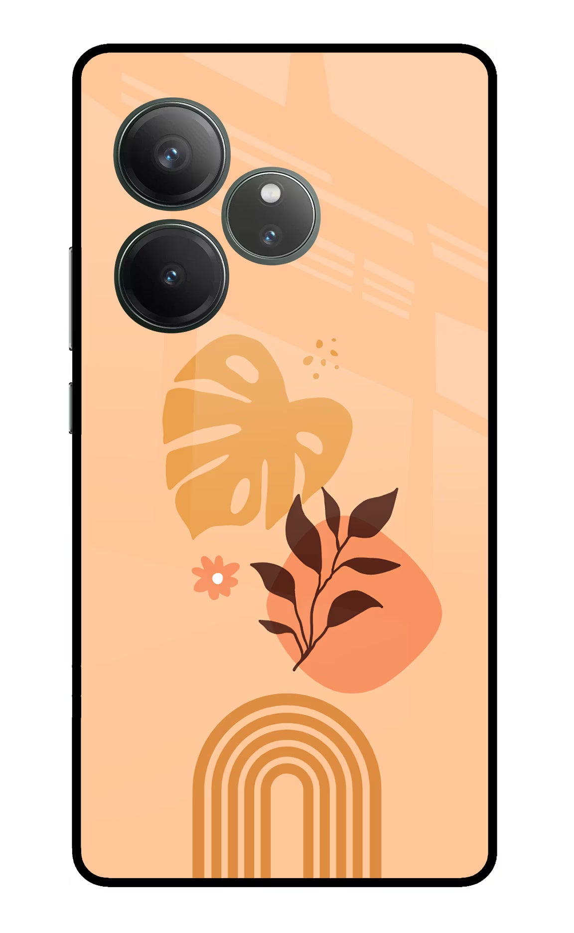 Bohemian Art Realme GT 6 Glass Case Back Cover by Casekaro