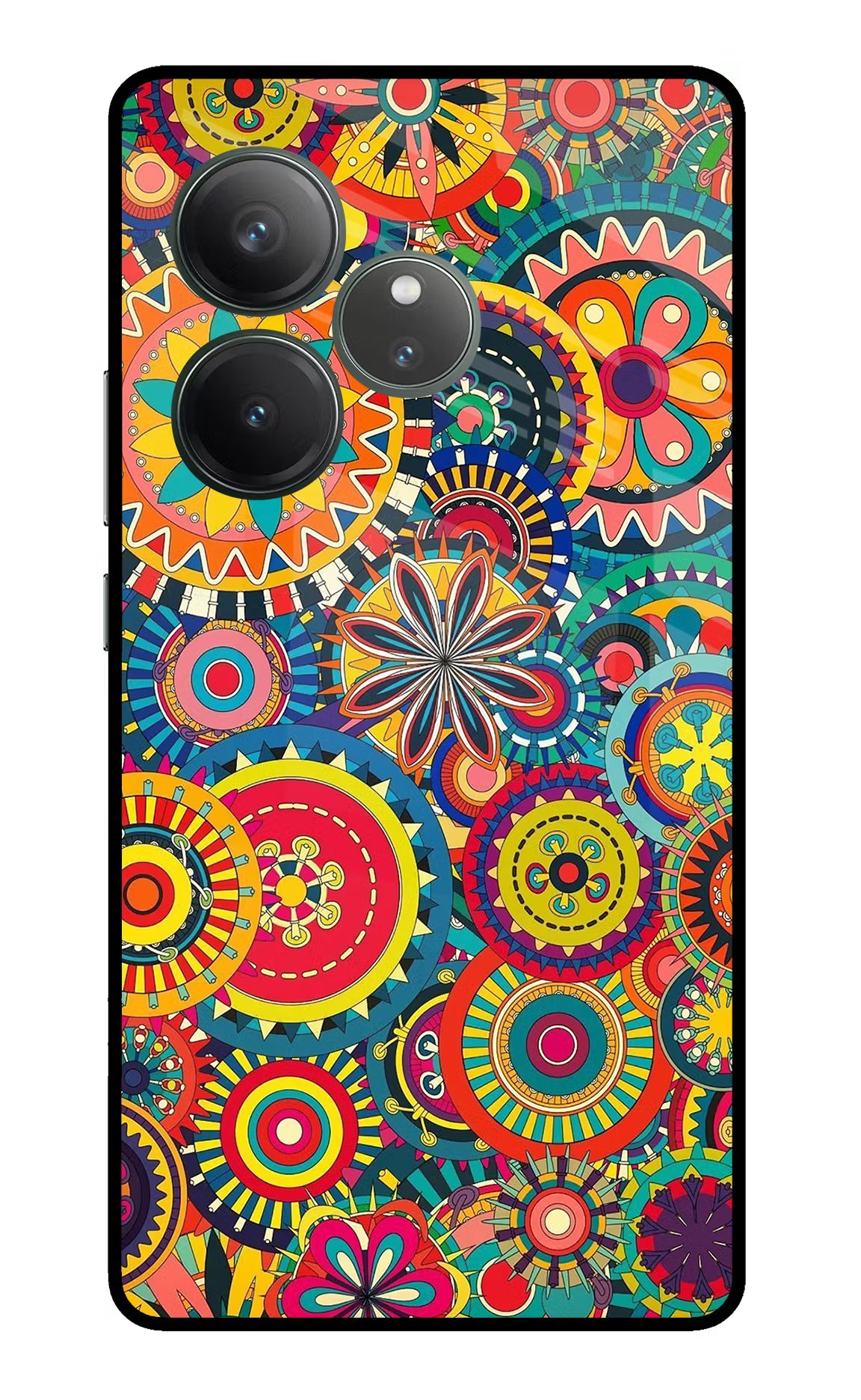 Gol Gol Art Realme GT 6 Glass Case Back Cover by Casekaro