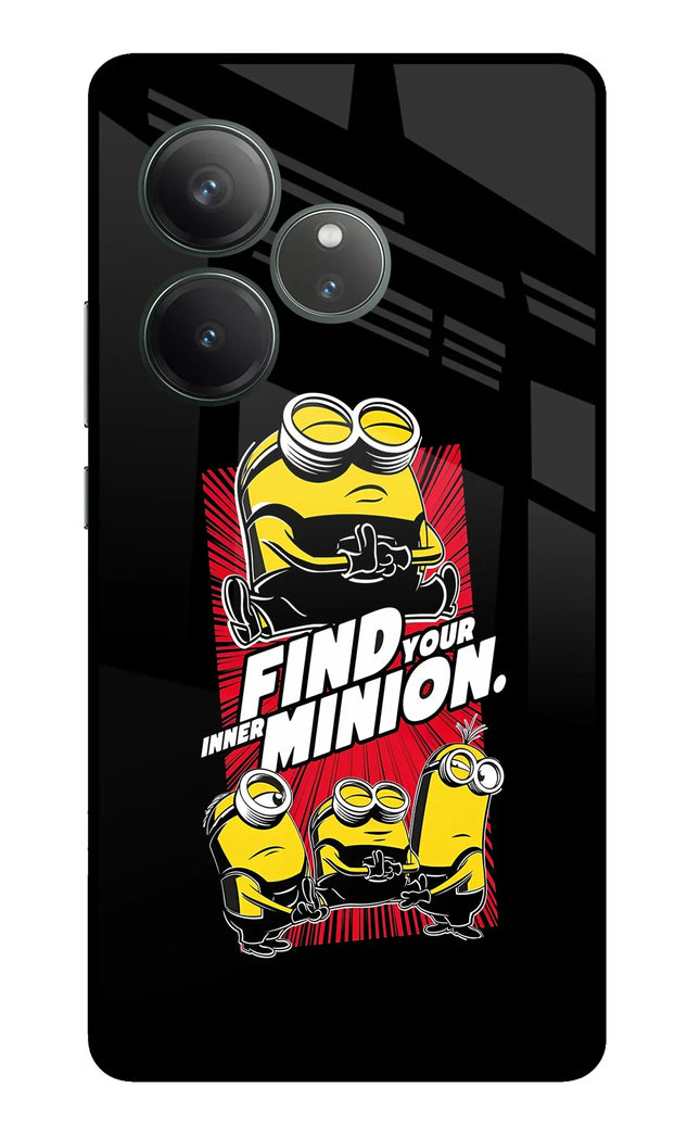 Find your inner Minion Realme GT 6 Glass Case