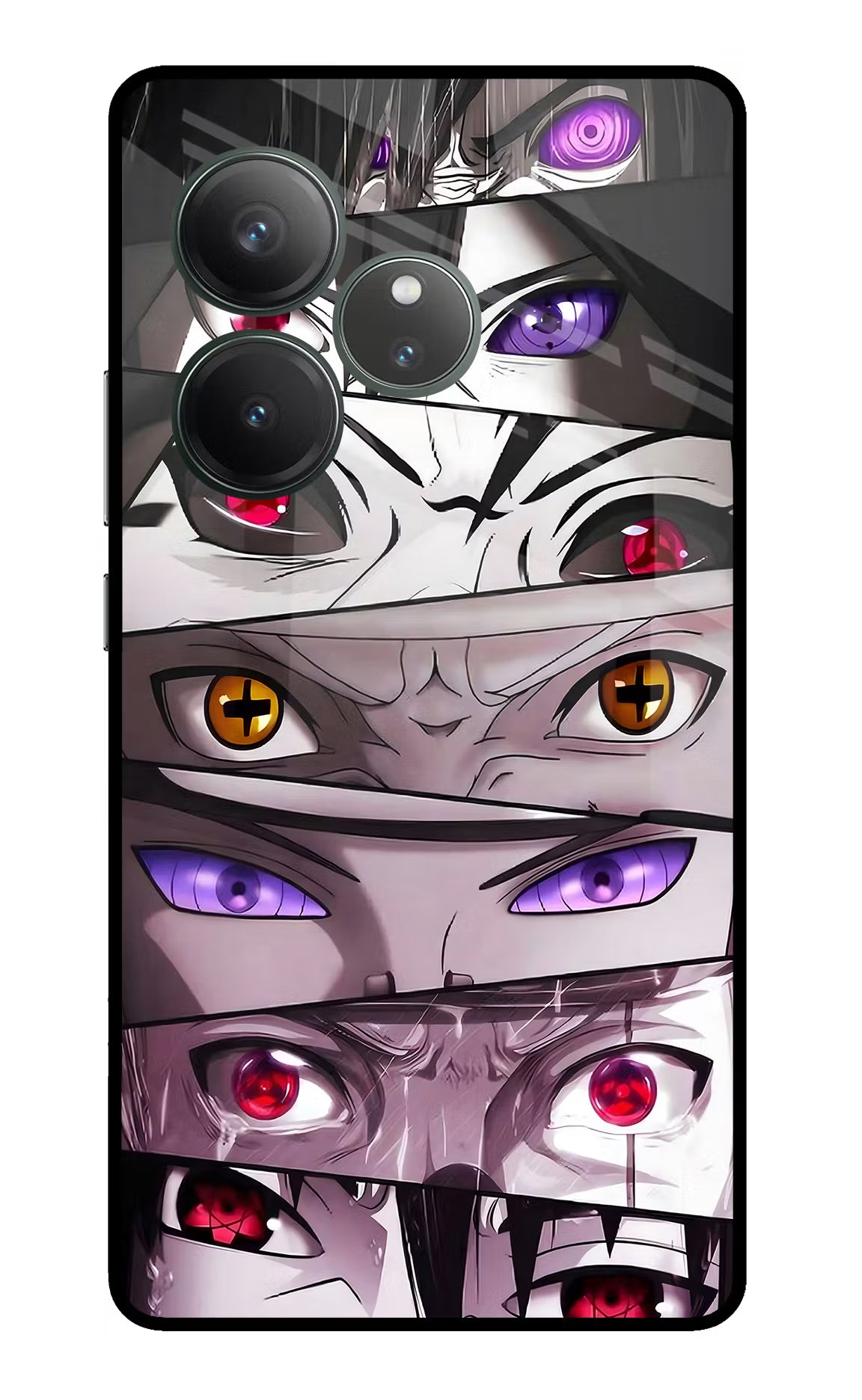 Naruto Anime Realme GT 6 Glass Case Back Cover by Casekaro