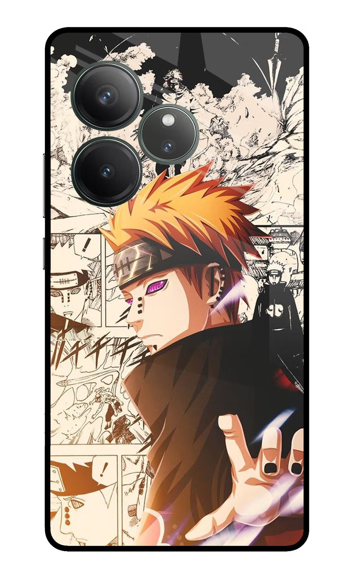 Pain Anime Realme GT 6 Glass Case Back Cover by Casekaro