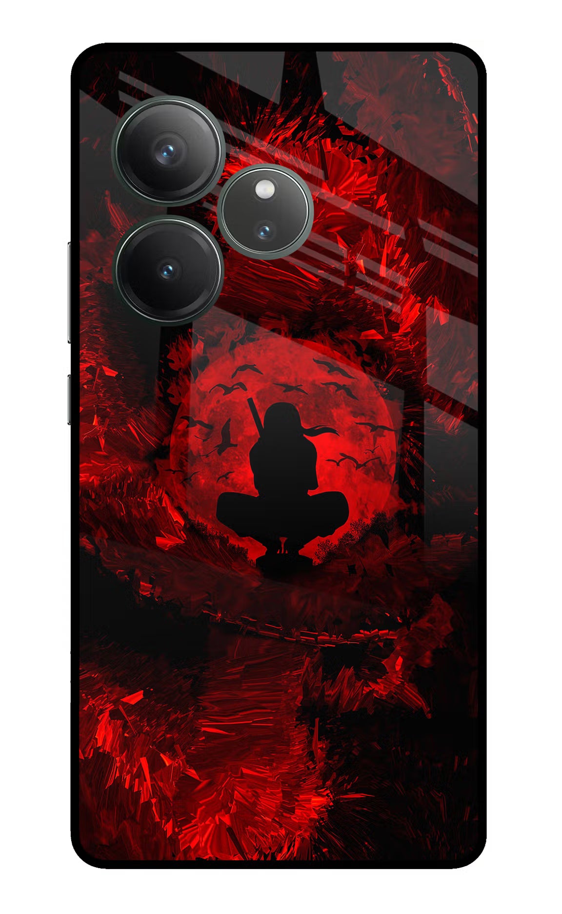 Itachi Uchiha Realme GT 6 Glass Case Back Cover by Casekaro