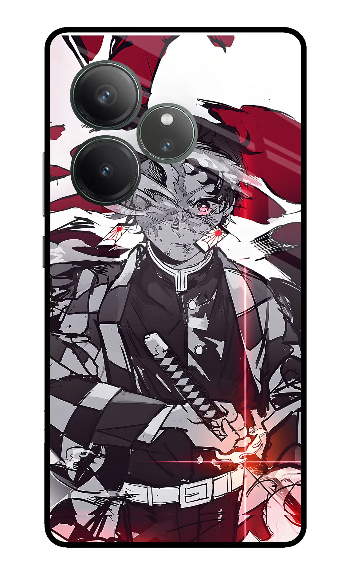 Demon Slayer Realme GT 6 Glass Case Back Cover by Casekaro