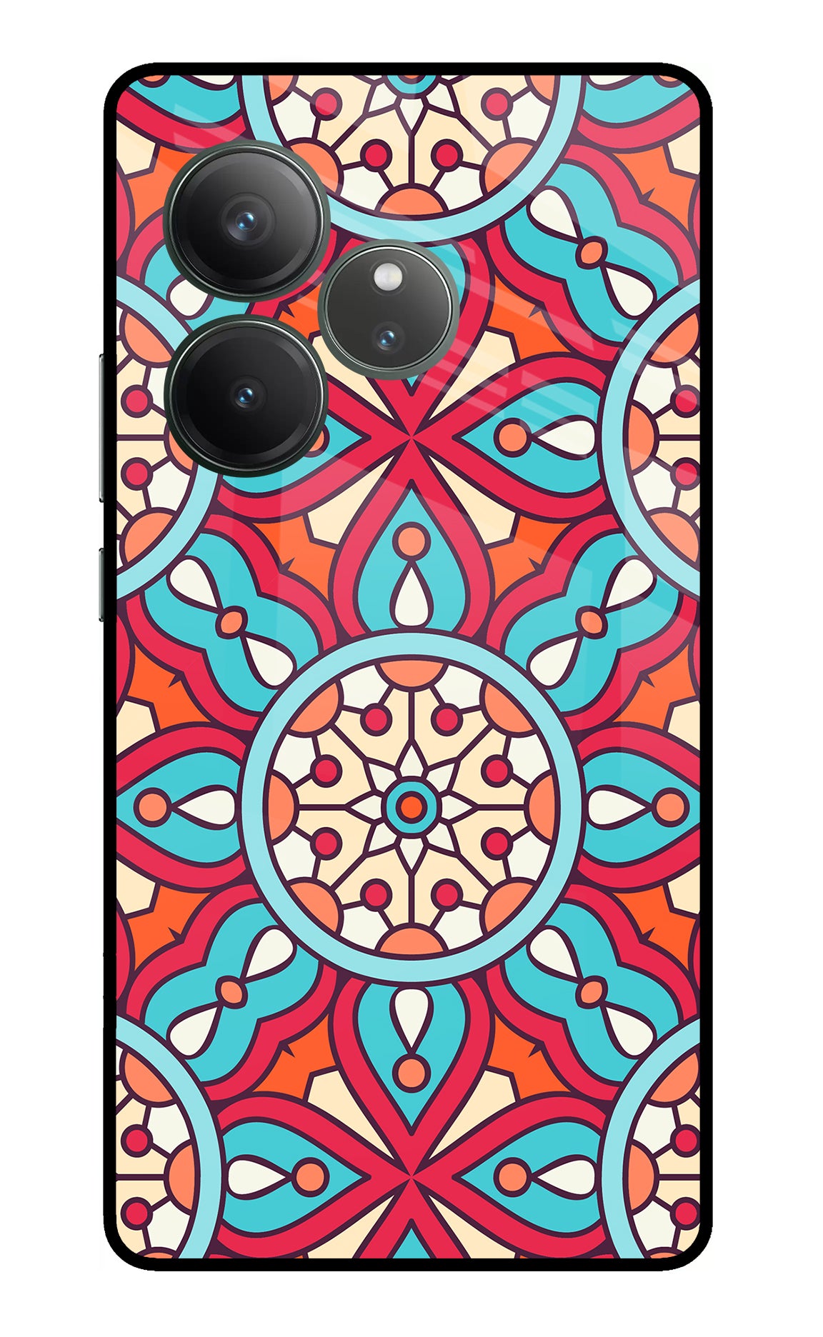 Mandala Geometric Realme GT 6 Glass Case