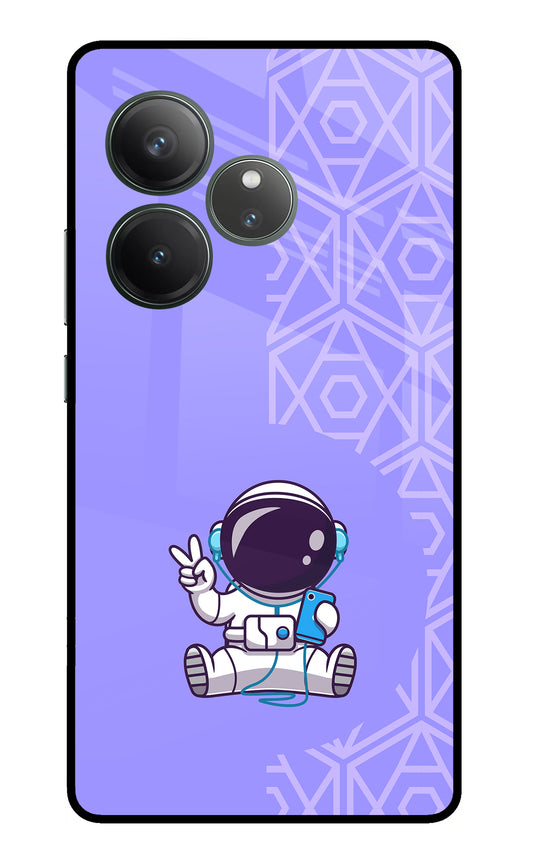 Cute Astronaut Chilling Realme GT 6 Glass Case