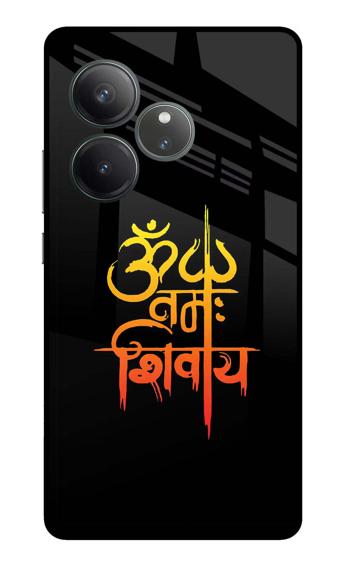Om Namah Shivay Realme GT 6 Glass Case Back Cover by Casekaro
