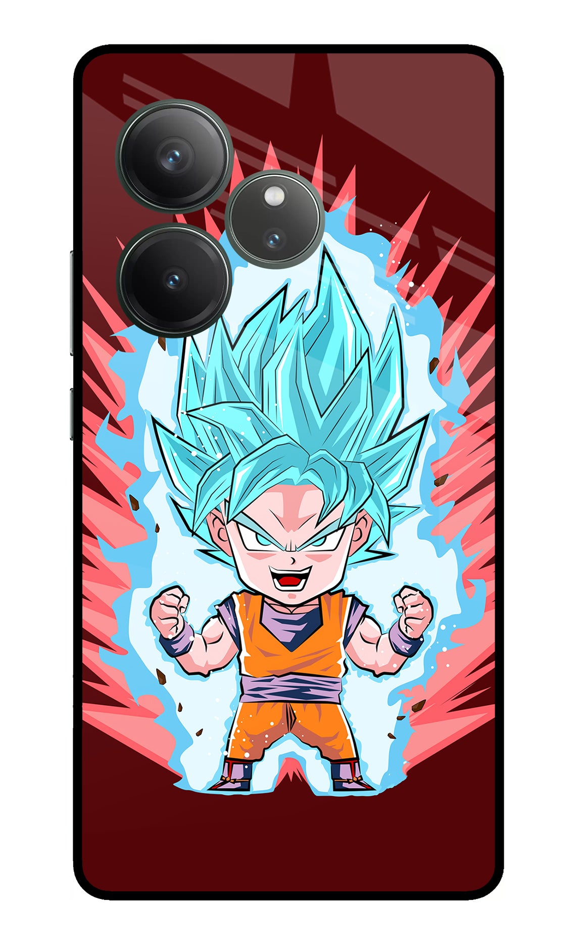 Goku Little Realme GT 6 Glass Case