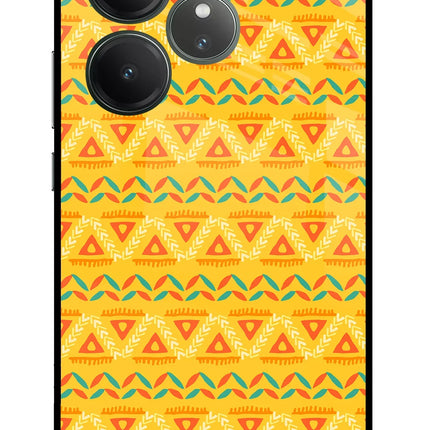 Tribal Pattern Realme GT 6 Glass Case
