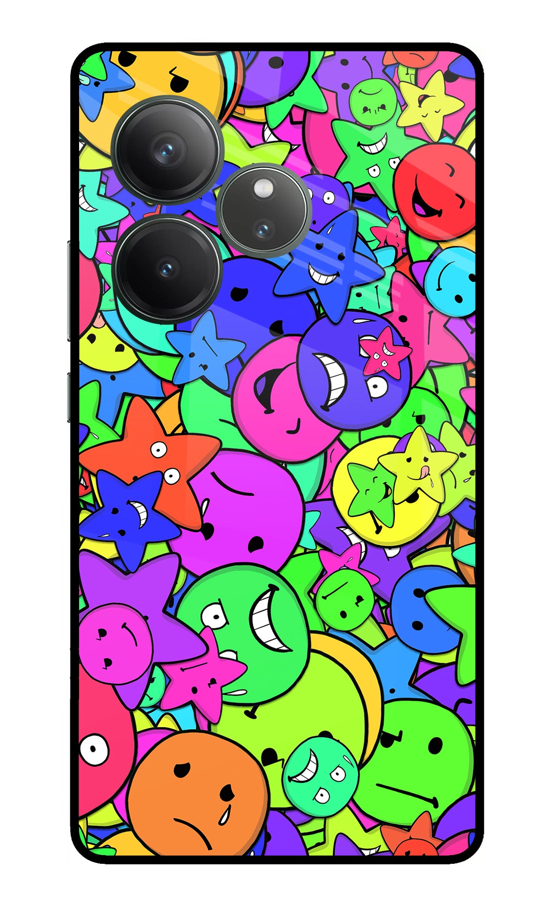 Fun Doodle Realme GT 6 Glass Case