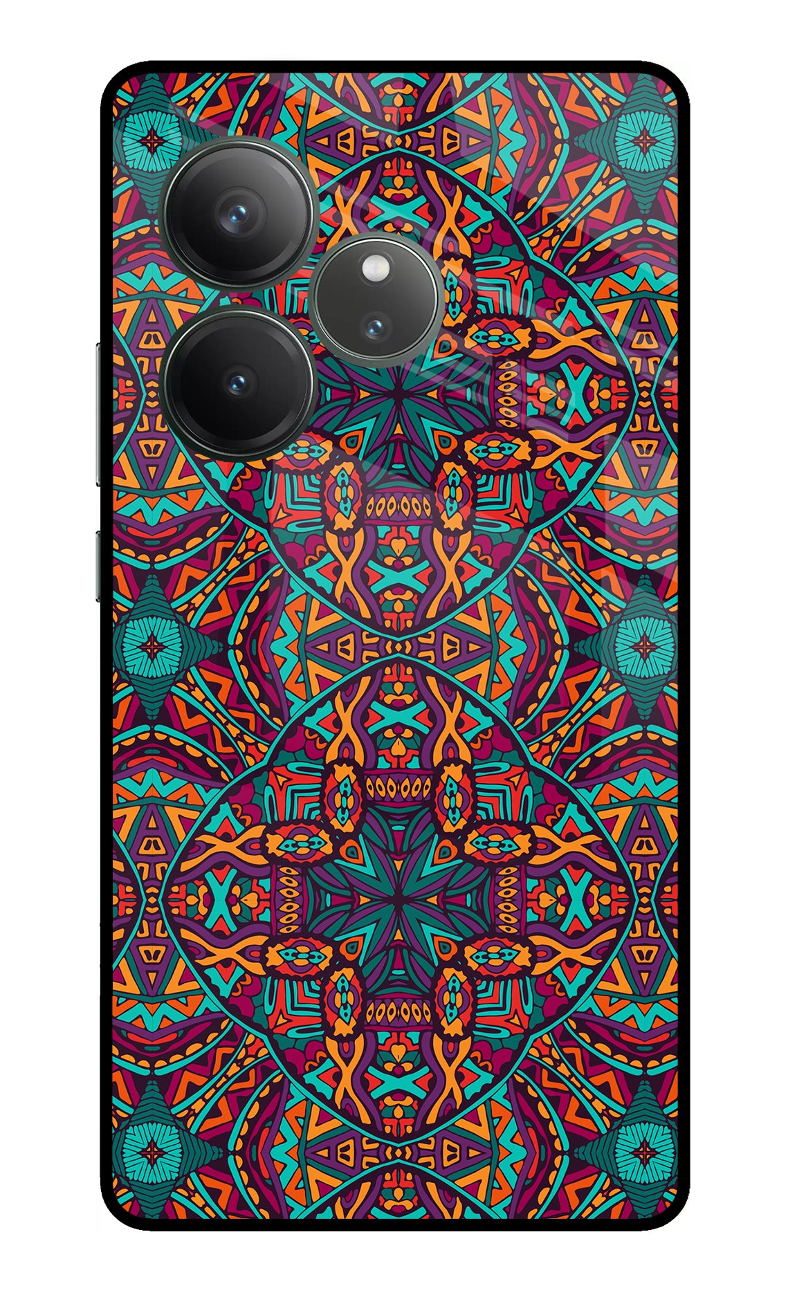 Colour Mandala Realme GT 6 Glass Case