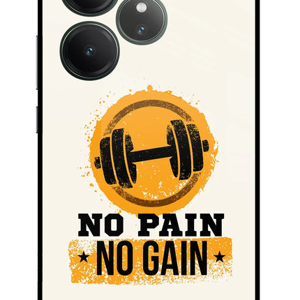 No Pain No Gain Realme GT 6 Glass Case