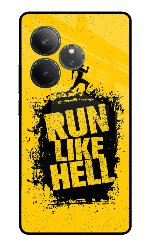 Run Like Hell Realme GT 6 Glass Case