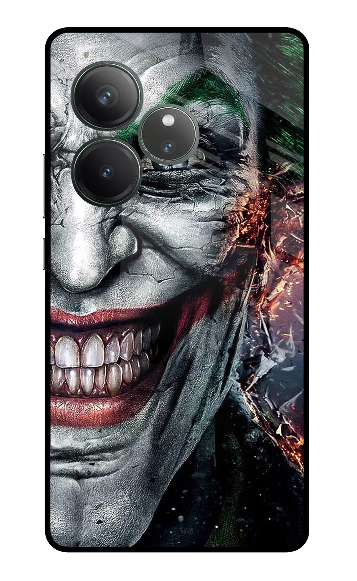 Joker Cam Realme GT 6 Glass Case Back Cover by Casekaro