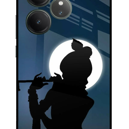 Shri Krishna Silhouette Realme GT 6 Glass Case