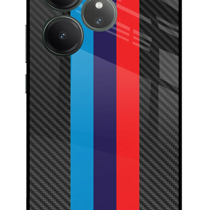 BMW Stripes Pattern Realme GT 6 Glass Case