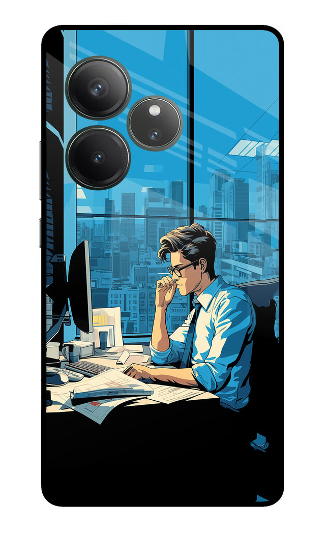 Focused Hustler (AI Generated) Realme GT 6 Glass Case