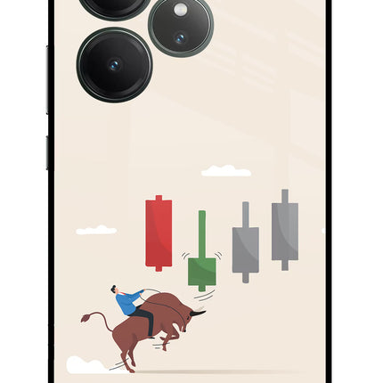 Bull Trading Momentum Realme GT 6 Glass Case