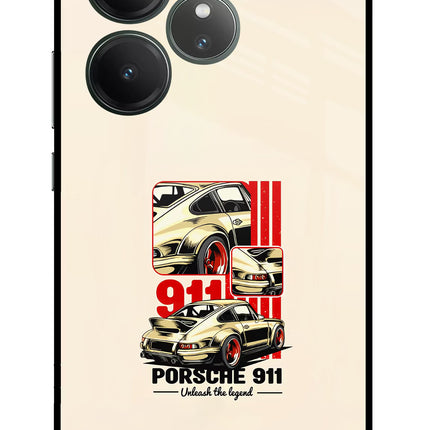 Classic Porsche 911 Realme GT 6 Glass Case