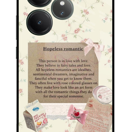 Hopeless Romantic Realme GT 6 Glass Case