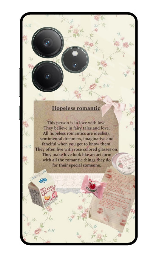 Hopeless Romantic Realme GT 6 Glass Case