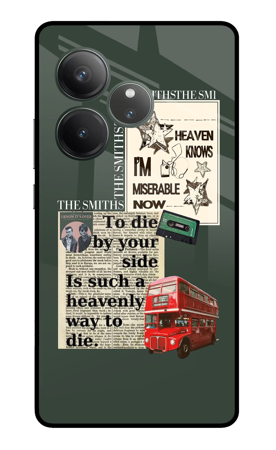 The Smiths Realme GT 6 Glass Case Back Cover by Casekaro