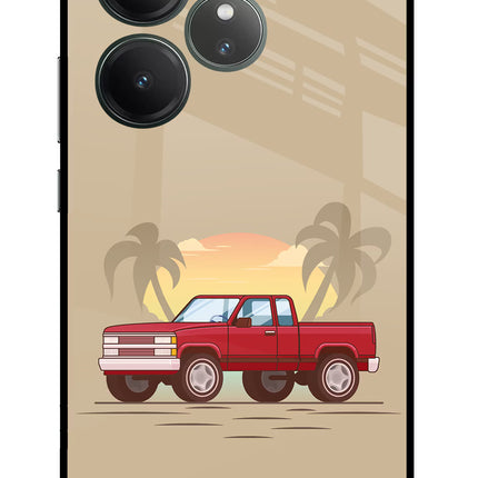 Desert Classic Drive Realme GT 6 Glass Case