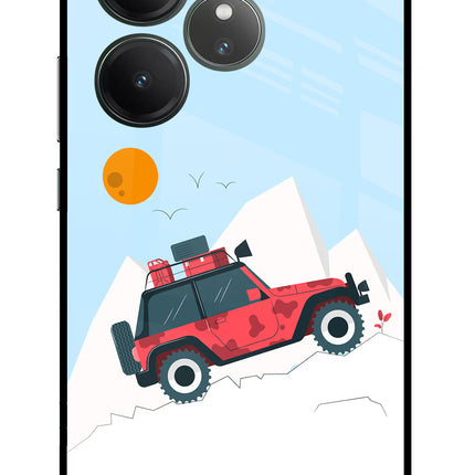 Mountain Trail Beast Realme GT 6 Glass Case