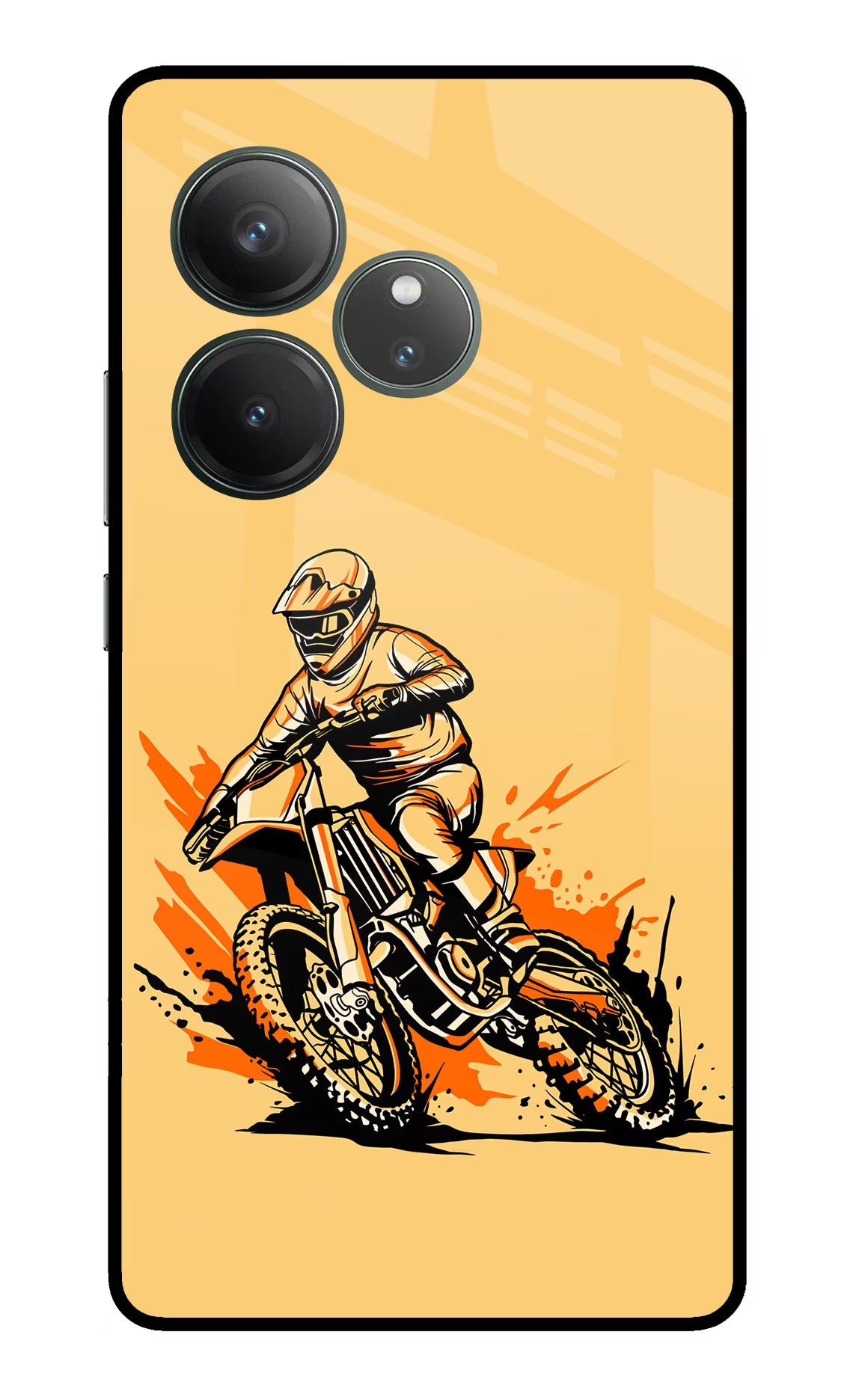 Off-Road Fury Realme GT 6 Glass Case Back Cover by Casekaro