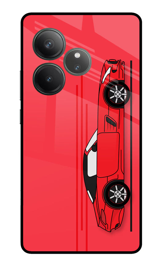 Red Velocity Realme GT 6 Glass Case