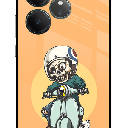 Undead Biker Realme GT 6 Glass Case