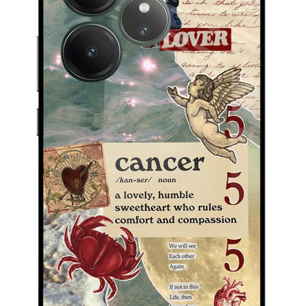 Cancer Zodiac Realme GT 6 Glass Case