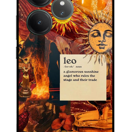 Leo Zodiac Realme GT 6 Glass Case
