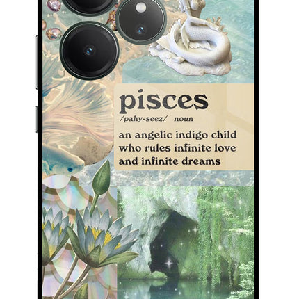 Pisces Zodiac Realme GT 6 Glass Case