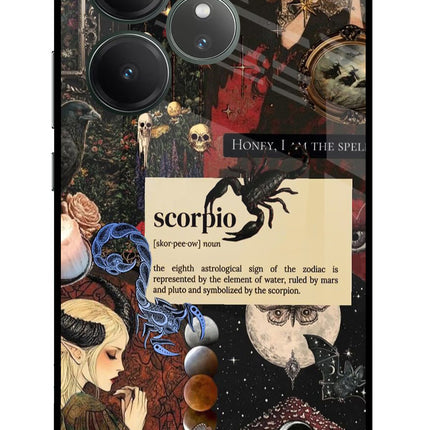 Scorpio Zodiac Realme GT 6 Glass Case