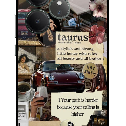 Taurus Zodiac Realme GT 6 Glass Case