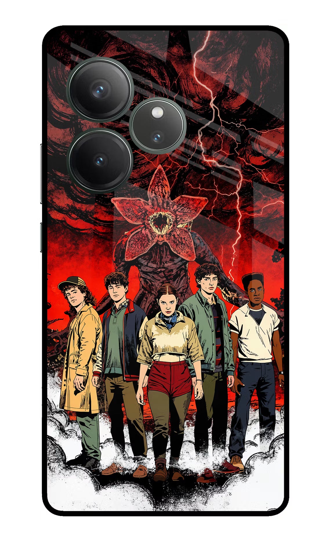 Ordinary Things Characters Realme GT 6 Glass Case Back Cover by Casekaro