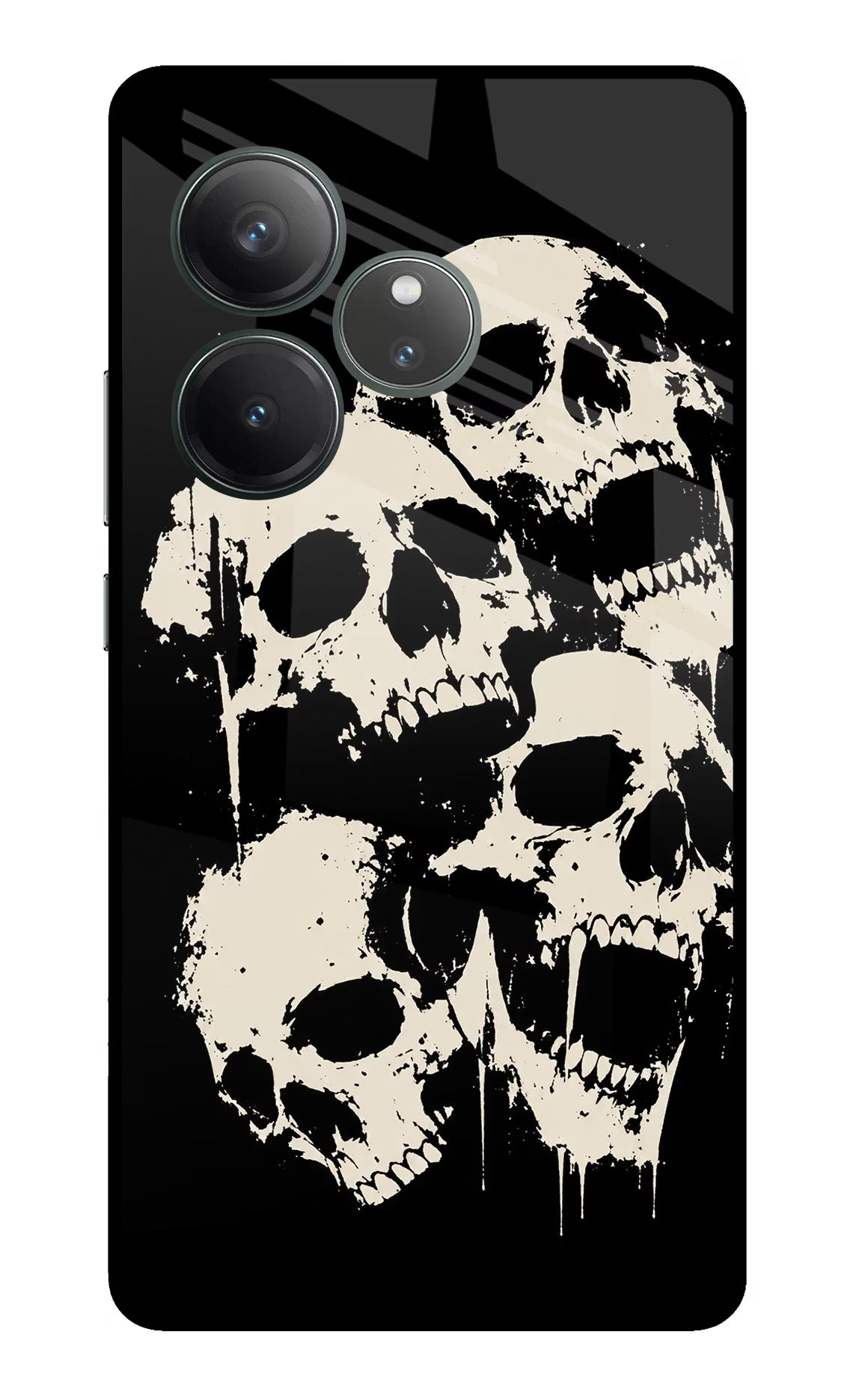 Dead Stack Realme GT 6 Glass Case Back Cover by Casekaro
