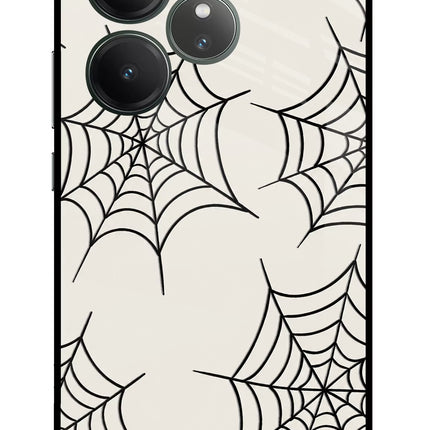 Spider Web Realme GT 6 Glass Case