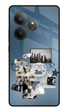 Miffy Realme GT 6 Glass Case