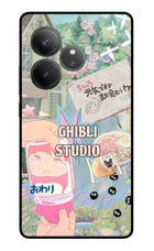Studio Ghibli Realme GT 6 Glass Case
