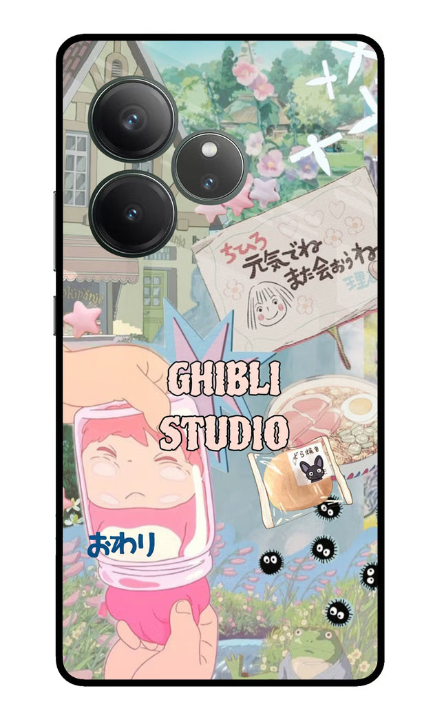 Studio Ghibli Realme GT 6 Glass Case