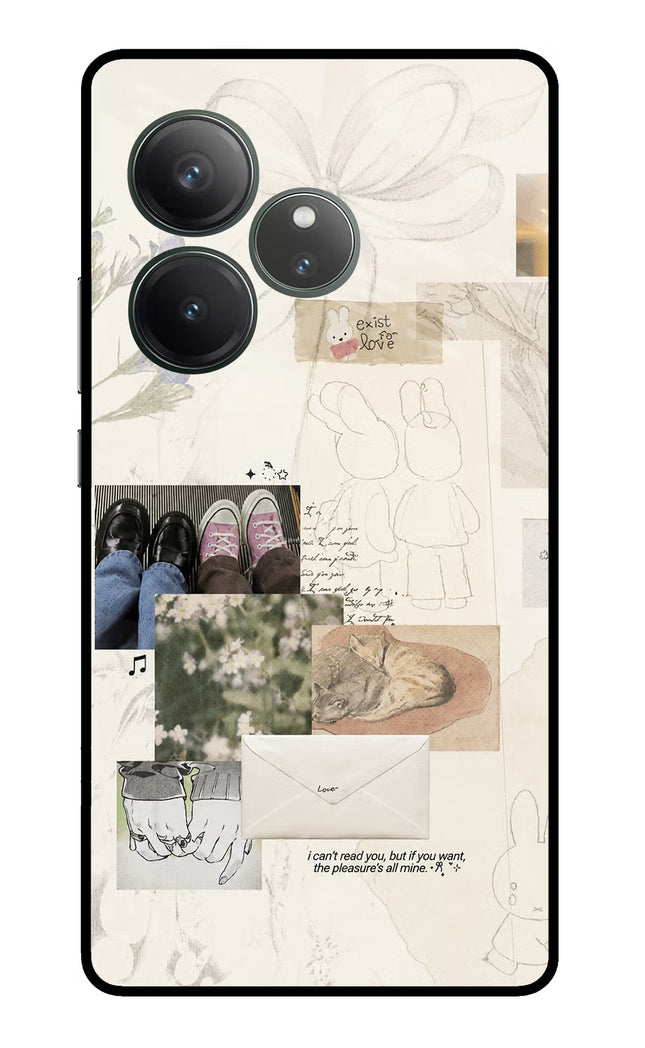 Soft Aesthetic Realme GT 6 Glass Case