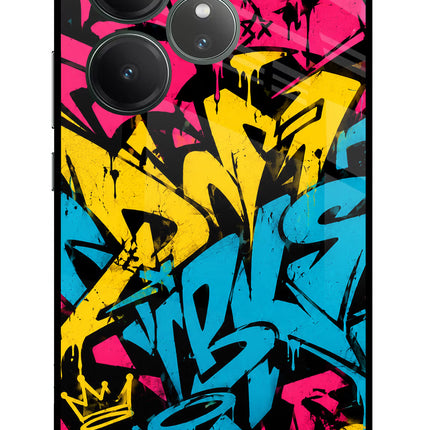 Graffiti Vibe Realme GT 6 Glass Case