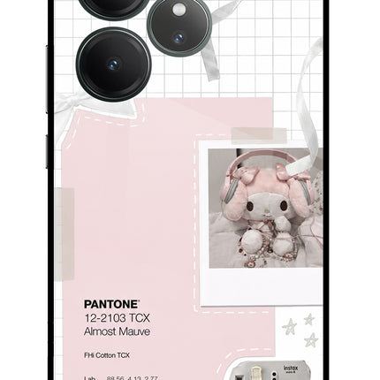 Pantone Asthetic Realme GT 6 Glass Case