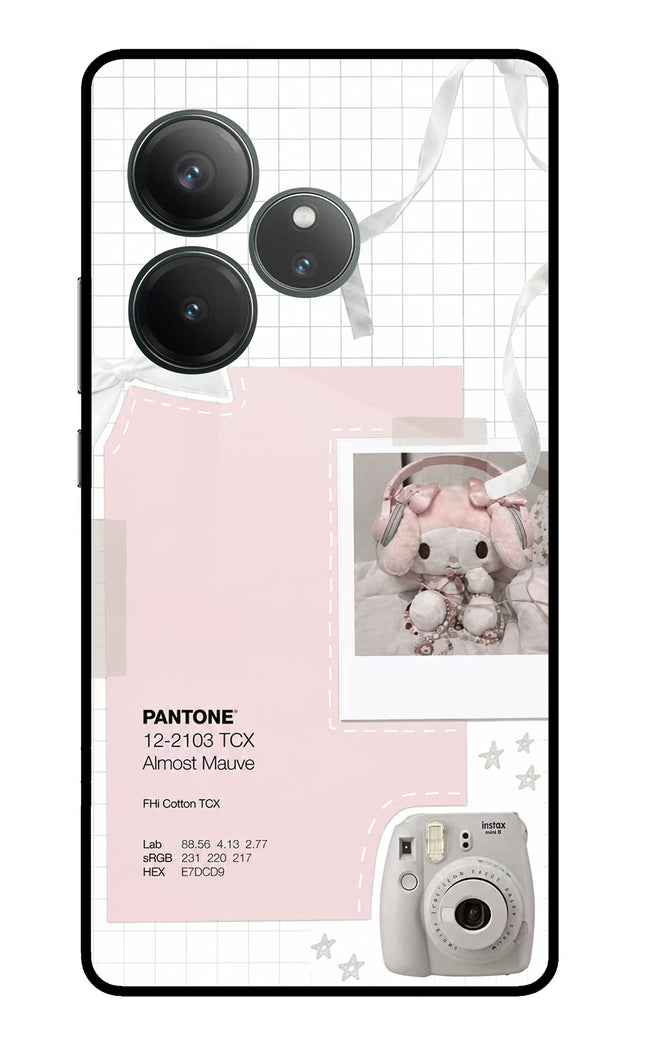 Pantone Asthetic Realme GT 6 Glass Case