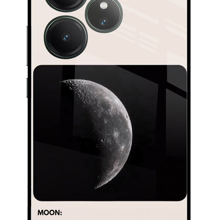Moon Phase Realme GT 6 Glass Case Back Cover by Casekaro