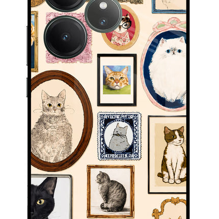 Mirror Cats Realme GT 6 Glass Case