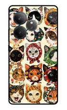Cool Cat Realme GT 6 Glass Case